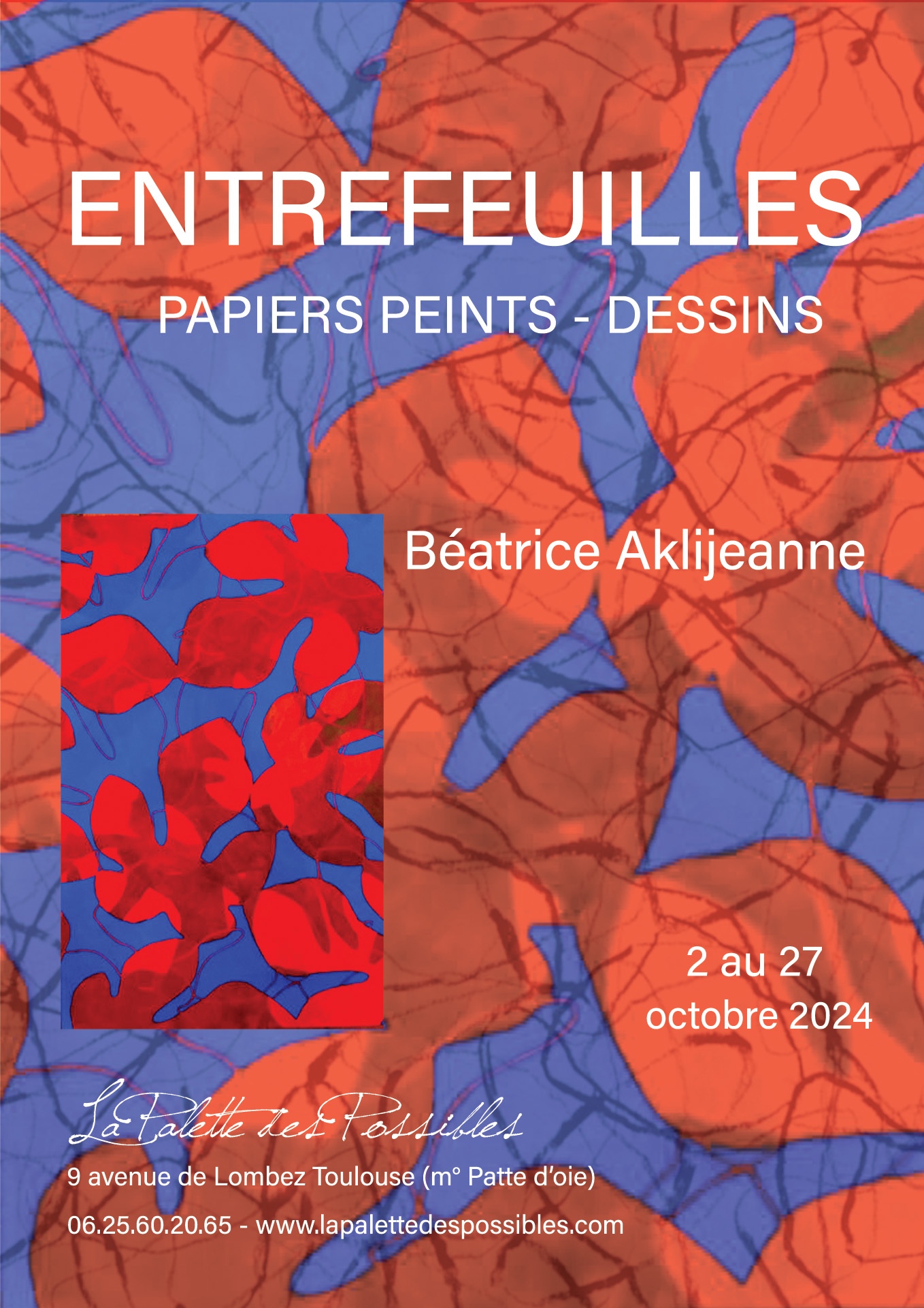 ENTREFEUILLES – PAPIERS PEINTS / DESSINS – Béatrice Aklijeanne